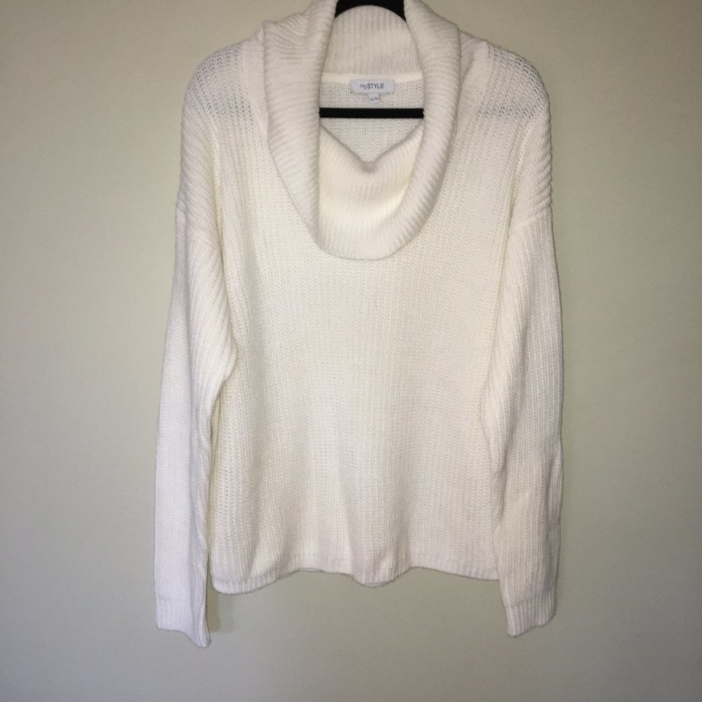 Cowl neck sweater